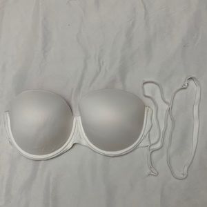 PINK strapless push-up bra. (with optional straps)